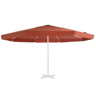 vidaXL Tela De Repuesto Para Sombrilla Terracota 500 Cm Vidaxl