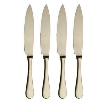 Mepra Steak Knife Set - 4 Pieces in Ice Champagne at Nordstrom