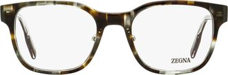 Ermenegildo Zegna EZ5253 Square Acetate Eyeglasses - Gray