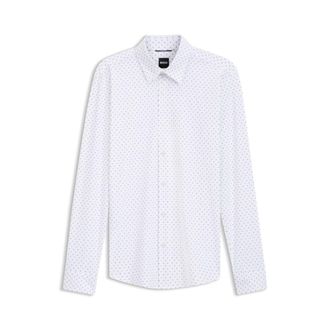 BOSS Slim-fit performance shirt in stretch jersey