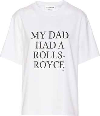 Victoria Beckham Dames, Tops, Wit, Maat: M Katoen