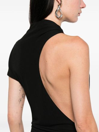 Tom Ford Womens Dress Floor-Length Black Viscose