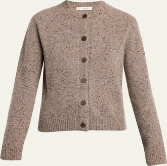 The Row Mauino Cashmere Crewneck Cardigan