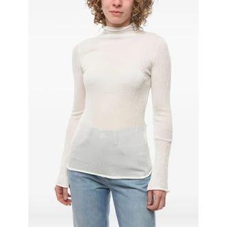 Ferragamo Long Sleeves Round-Neck