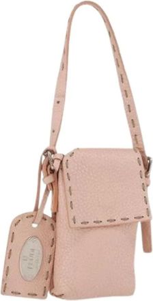 Fendi Pre-owned Mini Bags, female, Pink, Size: ONE SIZE Pre-owned Mini Pouch