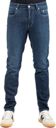 Siviglia Palazzo Jeans - Heren - Slim Fit Jeans - Blauw - W29 - Katoen - Jeans