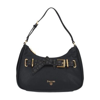 Pollini Shoulder Bags, female, Black, ONE SIZE, Mini Grained