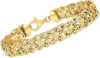 Canaria Canaria 10kt Yellow Gold Interlocking Link Bracelet