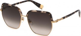 Furla Womens SFU623-5708FC SFU623 57 5708FC Sunglasses - Gold - One Size