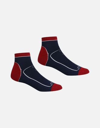 Regatta Mens Regatta Mens Samaris Trail Ankle Socks (Pack of 2) - Navy - Size: 9/9.5/10/10.5/11/11.5/12