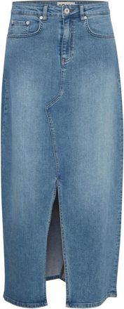 Ichi Gonna di jeans - - Skirts - Donna - Blu - L