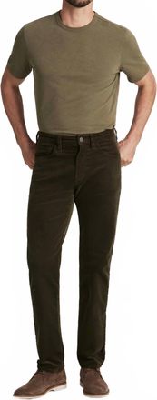34 Heritage Courage Straight Leg Corduroy Pants In Fern