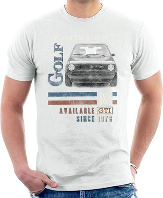 Volkswagen GTI 1976 Mens T-Shirt White