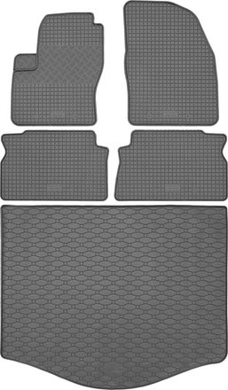 OEM Juego De Alfombrillas De Goma Para Coche Y Alfombrilla Para Maletero Para Ford C-max I Minivan (2003-10.2010)