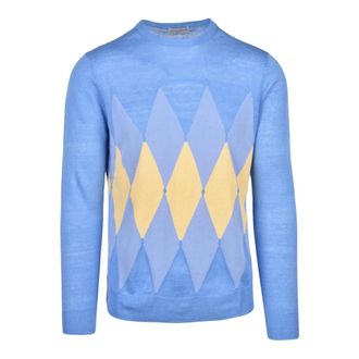 Ballantyne Pullover Girocollo Garzato - - Knitwear - Uomo - Multicolore - L