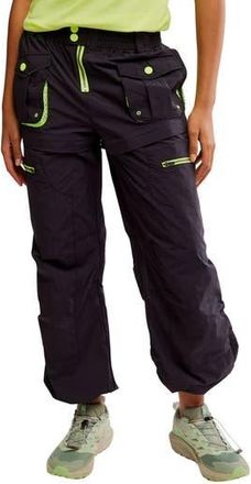 Free People Morning Meadow Convertible Pants in Black at Nordstrom Rack, Size Medium