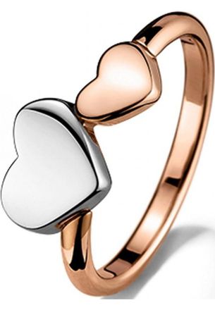 Tommy Hilfiger Womens 2700815C Ladies Ring - Rose Gold Stainless Steel - Size L