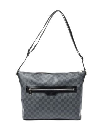 Louis Vuitton checked shoulder bag - Grey