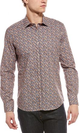 Scott Barber Canclini Floral Print Shirt