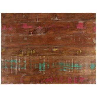 vidaXL Piano Tavolo 90x50x3,8 cm Rettangolare in Massello di Recupero - Vidaxl