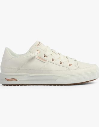Skechers Womens Skechers 177189/WHT ARCH FIT ARCADE - ON MY WAY Womens Trainers White - Size: 5.5