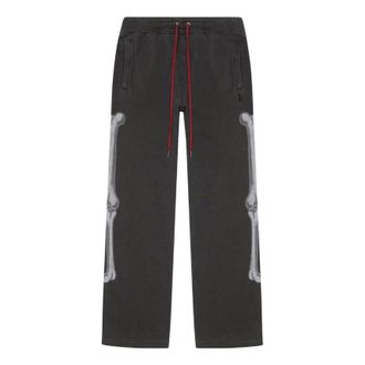Ksubi x Trippie Redd Skeleton Trak Faded Sweatpants Black MTR24PA002