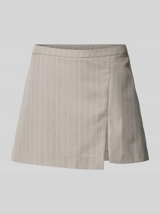 Weekday Minirock mit Streifenmuster Modell Mel in Taupe, Gr&ouml;&szlig;e XS
