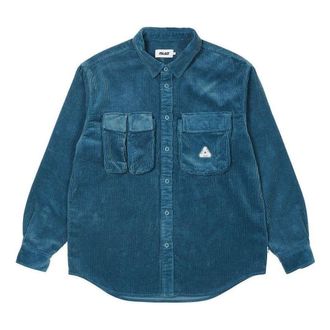Palace Cargo Cord Shirt Blue P23SHT072