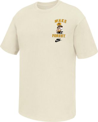 Nike Wake Forest Demon Deacons Nike Mens Football T-Shirt in White | M11766P395WKFU-SAI