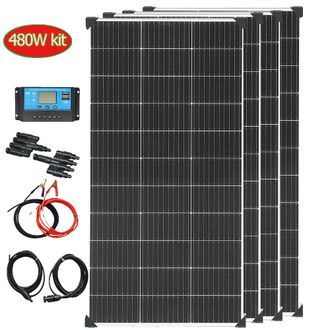 OEM Panel Solar, Alta Eficiencia, Construcci&oacute;n Duradera, Kit Solar De 12 V Y 480 W