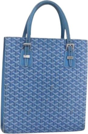 Goyard Pre-owned Tote Bags, female, Blue, Size: ONE SIZE Pre-owned Vintage Tote Bag