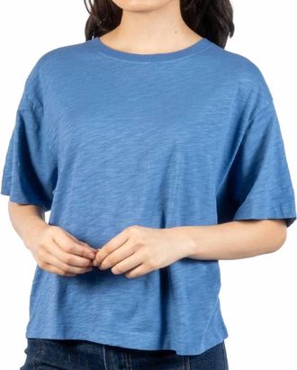 Dylan Loose Crew Tee In Bay Blue
