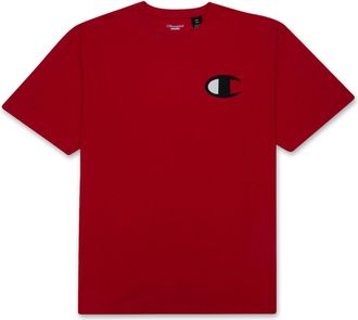 Champion Mens College Short Sleeve T-Shirt, Rosso, S Red