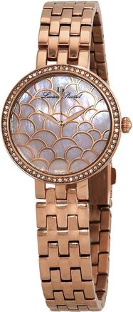 Lucien Piccard Ava Pink Dial Ladies Watch LP-28022-RG-99MOP
