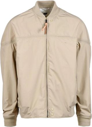 Nanam&iacute;ca Katoenen jas met rits en zakken - Heren - Bomber jackets - Beige - S - Katoen - Jassen