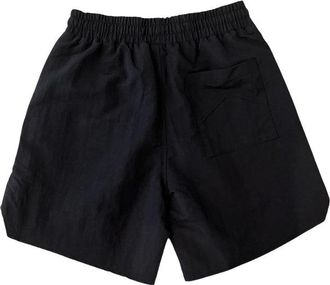 Rhude Logo Print Swim Shorts - Black