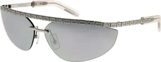 GCDS Silver Metal Sunglasses