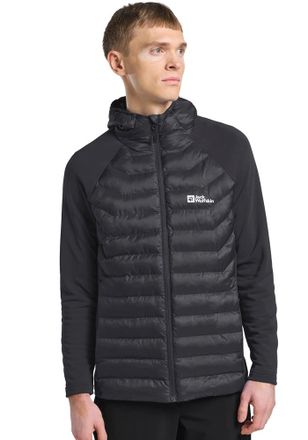 Jack Wolfskin Hybridjacke JACK WOLFSKIN ROUTEBURN PRO HYBRID M, Herren, Gr. XL (54/56), schwarz, Obermaterial: 100% Polyester; Futter: 100% Polyester; F&uuml;llung: 100%
