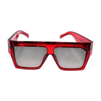 Celine Pre-owned Accessories, female, Red, Size: ONE SIZE Pre-owned Cl40030F Sunglasses