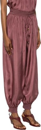 Zimmermann Wide Trousers - female - Zimmermann - Wide Trousers - Pink - M - Trousers