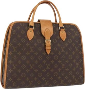 Louis Vuitton Pre-owned Handbags, female, Brown, Size: ONE SIZE Pre-owned Canvas Handbag