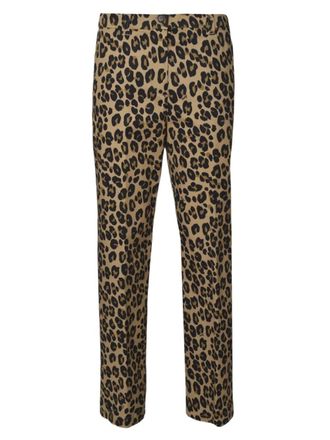 Aspesi leopard-print trousers - Neutrals