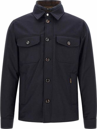 Moorer Blue Dasson Overshirt