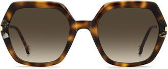 Carolina Herrera HER 0347/S SX7/HA Womens Sunglasses Tortoiseshell Size 55