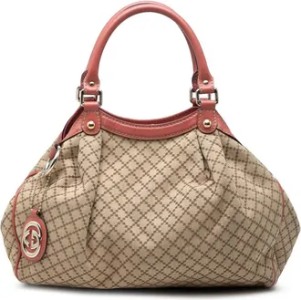 Gucci Pre-owned Gucci Medium Diamante Canvas Sukey Tote Ladies YT1KZ0YD0XZH1N32