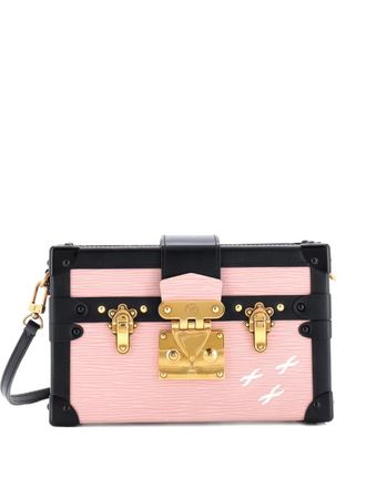 Louis Vuitton Petite Malle Handbag Epi Leather clutch bag - Roze