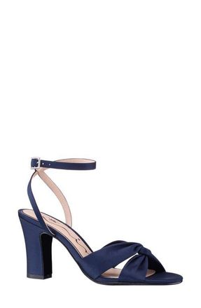 Nina Ashley Ankle Strap Sandal in New Navy at Nordstrom, Size 5.5