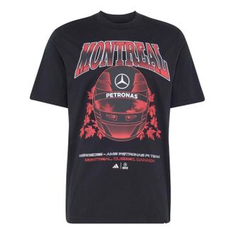 adidas Mercedes AMG Petronas Formula 1 Team Montreal T-Shirt Black KT9256