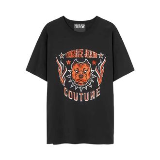 Versace Jeans Couture T-Shirts, male, Black, Size: 2XL T-shirt