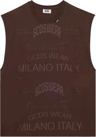 GCDS Gcds, Uomo, Top, Marrone, M, new